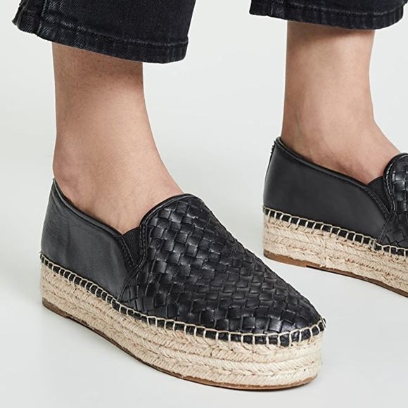 Sam Edelman Shoes - Sam Edelman Black Catherine Espadrille Slip Ons